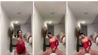 Camilla Araujo Red Mesh Bodysuit Onlyfans PPV Video