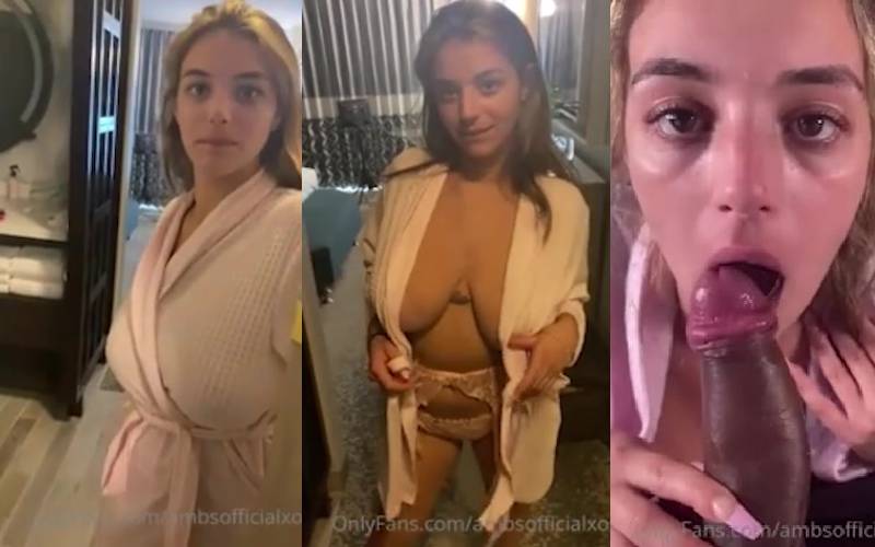 Ambsofficialxo BJ Big Dick Hot Sex Tape Leaked