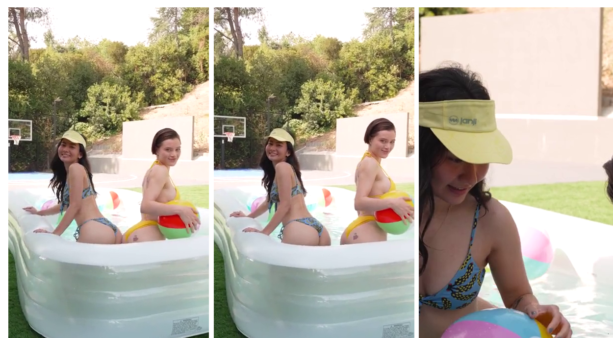 Lana Rhoades Pool GG With Nebraskawut Video Leaked