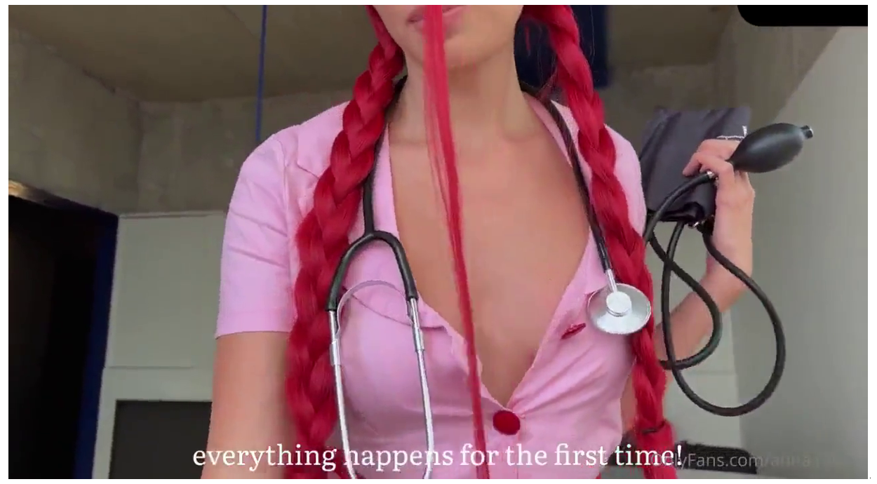 Anna Ralphs POV Nurse Cosplay Blowjob OnlyFans Video Leaked
