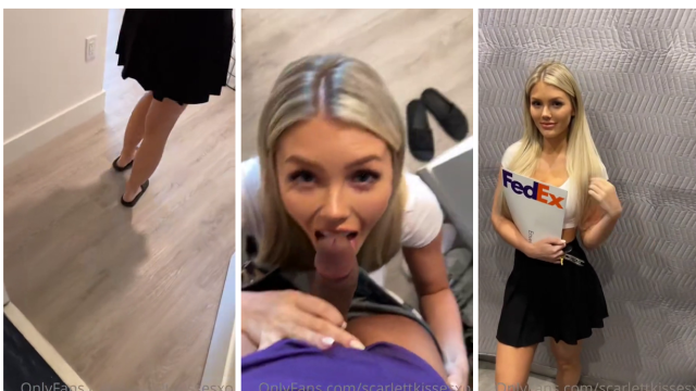 ScarlettKissesXO Role Play POV Blowjob OnlyFans Video Leaked