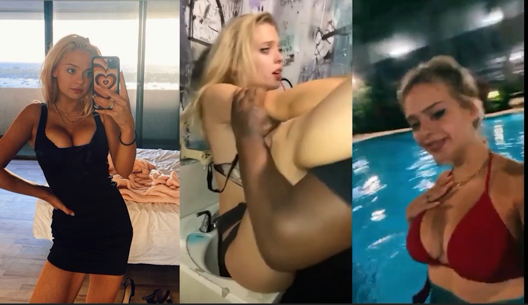 Coral brekkan blonde girl bbc