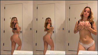 Kaitlyn Krems Onlyfans Video – Topless Handbra Thong Tease