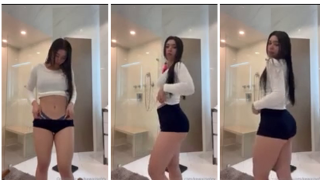 Laurine Nude Pool Tease Video