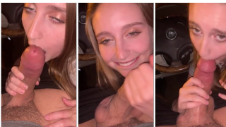 Laney Grey Car Blowjob