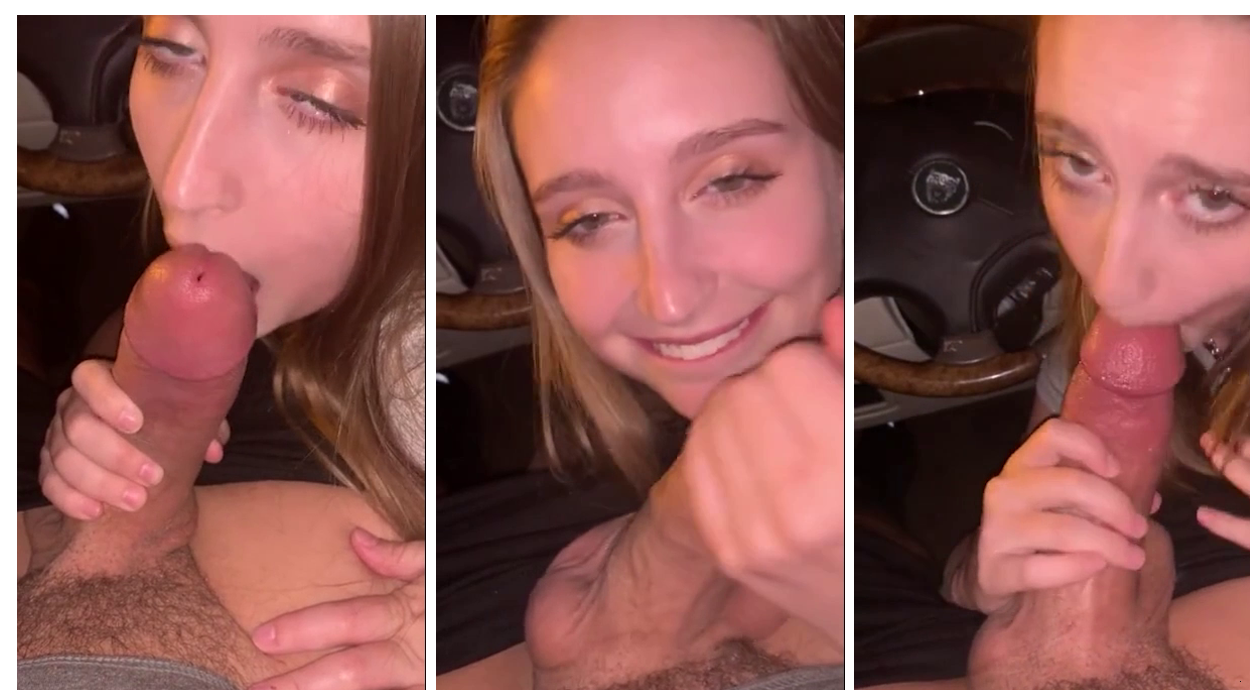 Laney Grey Car Blowjob